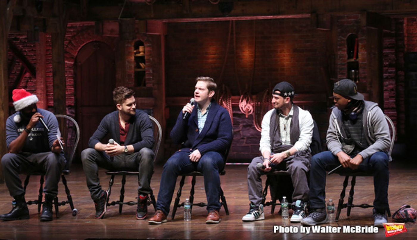 Photo Coverage: HAMILTON Stars Answer Students' Questions at  #Eduham Matinee!  Image
