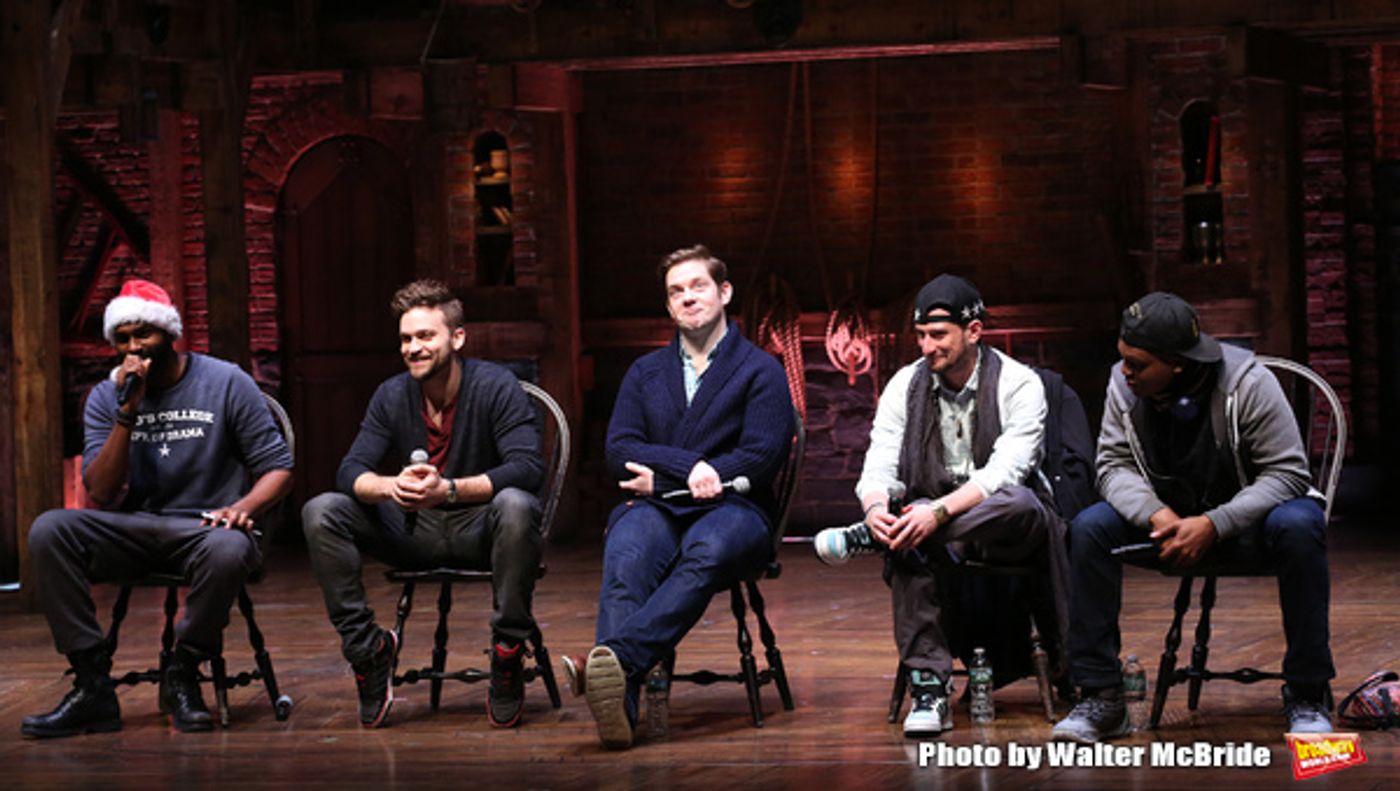 Photo Coverage: HAMILTON Stars Answer Students' Questions at  #Eduham Matinee!  Image