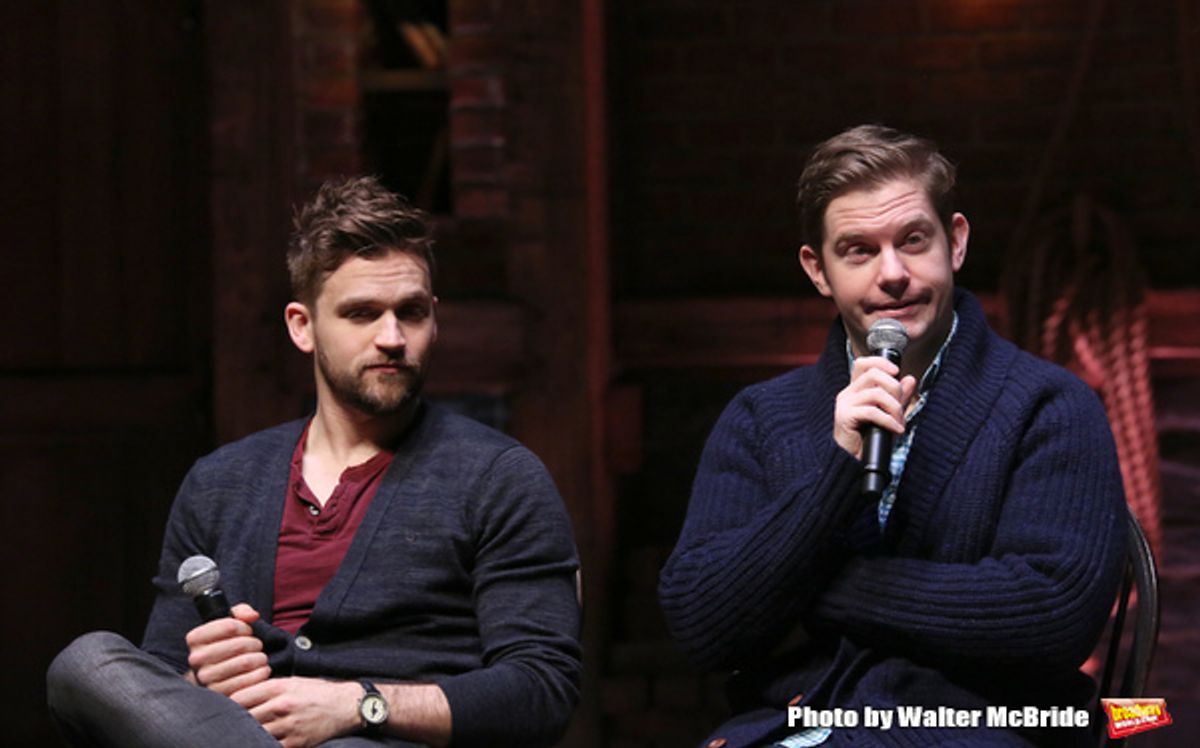 Neil Haskell and Rory O'Malley  at 