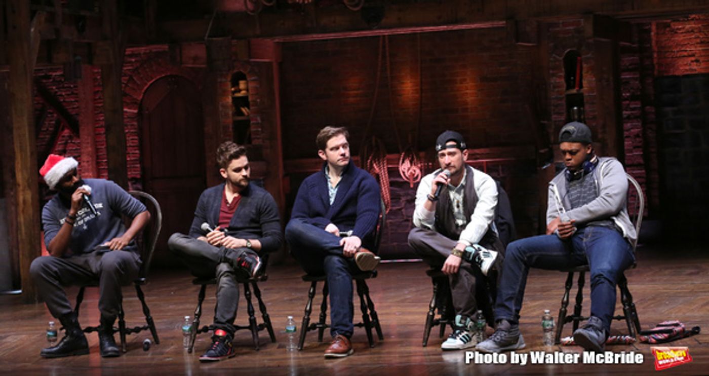 Photo Coverage: HAMILTON Stars Answer Students' Questions at  #Eduham Matinee!  Image
