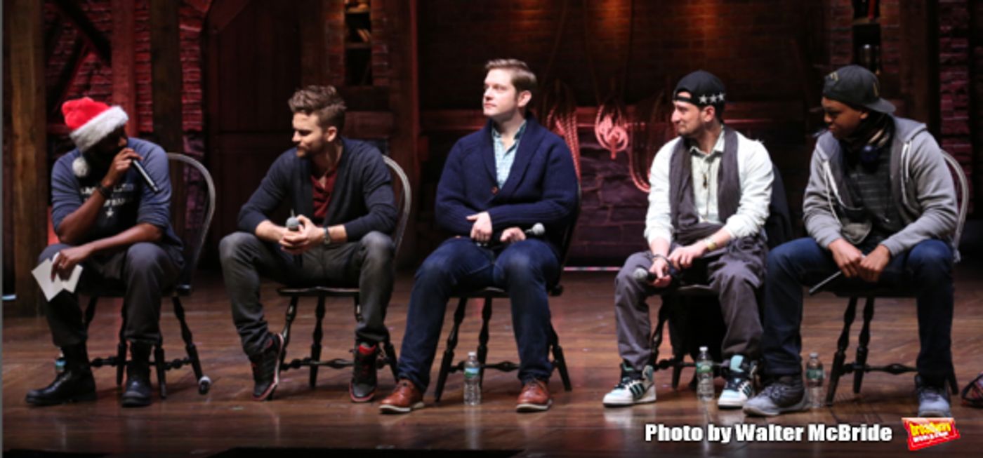 Photo Coverage: HAMILTON Stars Answer Students' Questions at  #Eduham Matinee!  Image