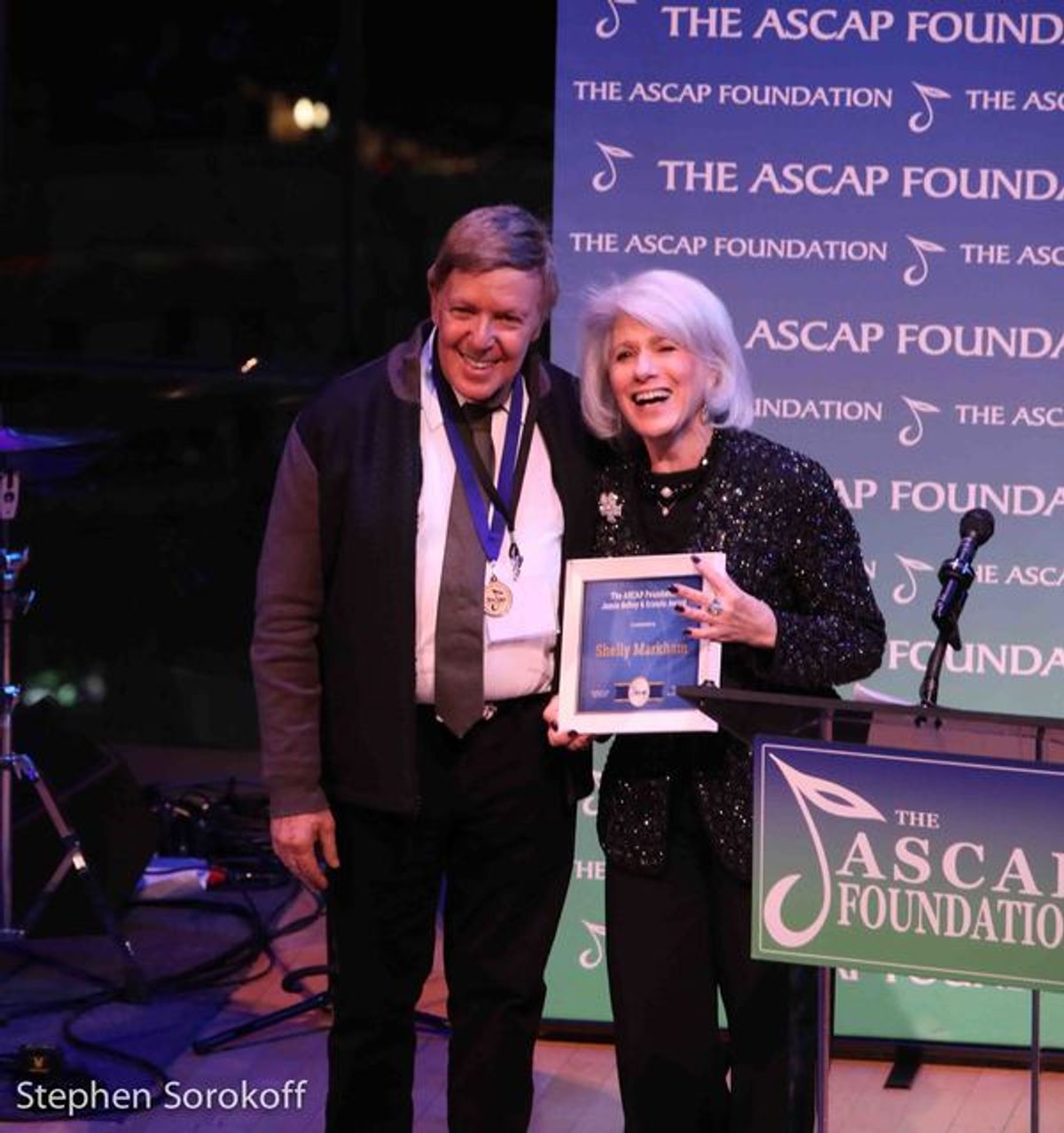 Shelly Markham & Jamie deRoy, Jamie deRoy & friends Award at 