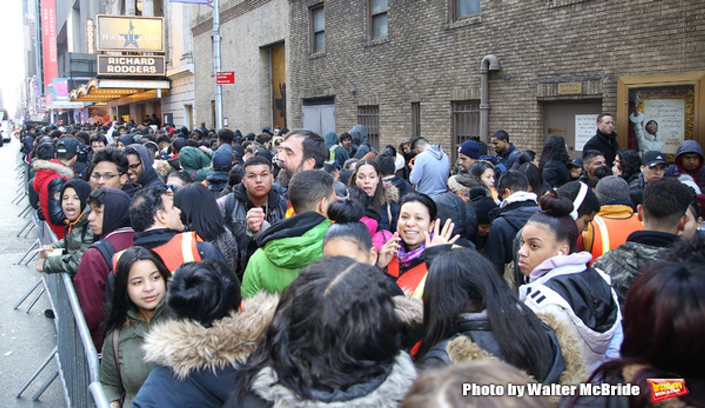 Photo Coverage: NYC Students Get a History Lesson at HAMILTON  Image