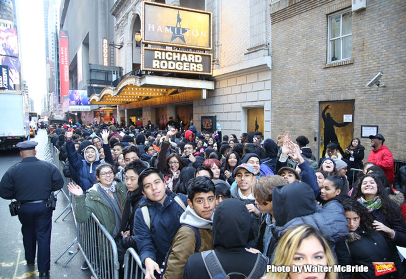Photo Coverage: NYC Students Get a History Lesson at HAMILTON  Image