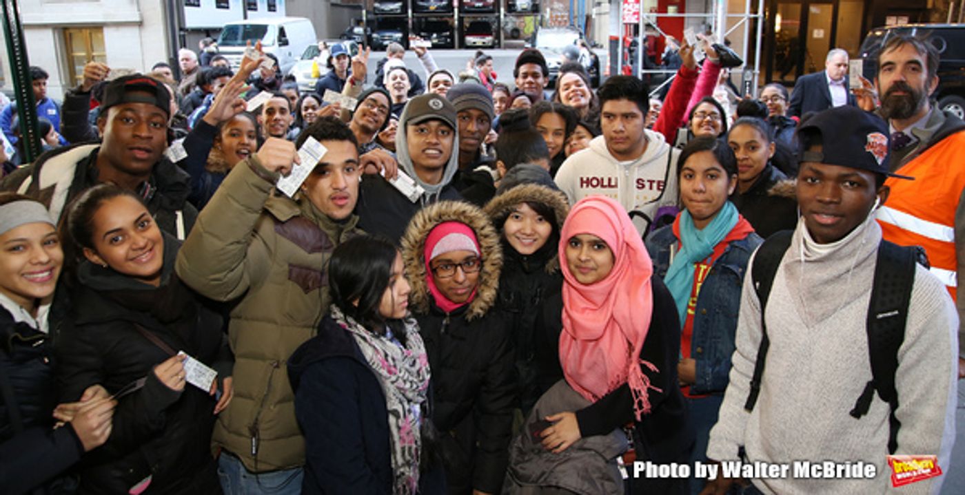 Photo Coverage: NYC Students Get a History Lesson at HAMILTON  Image
