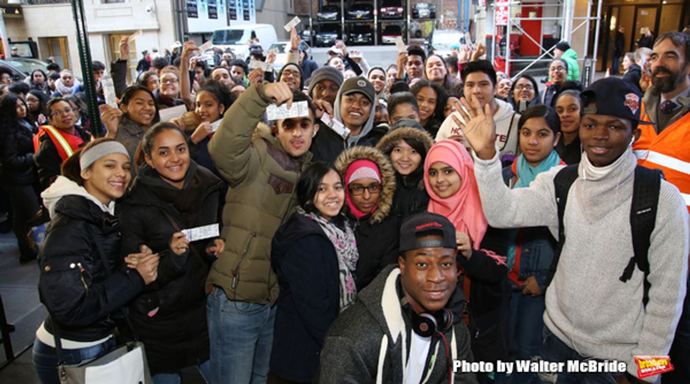 Photo Coverage: NYC Students Get a History Lesson at HAMILTON  Image
