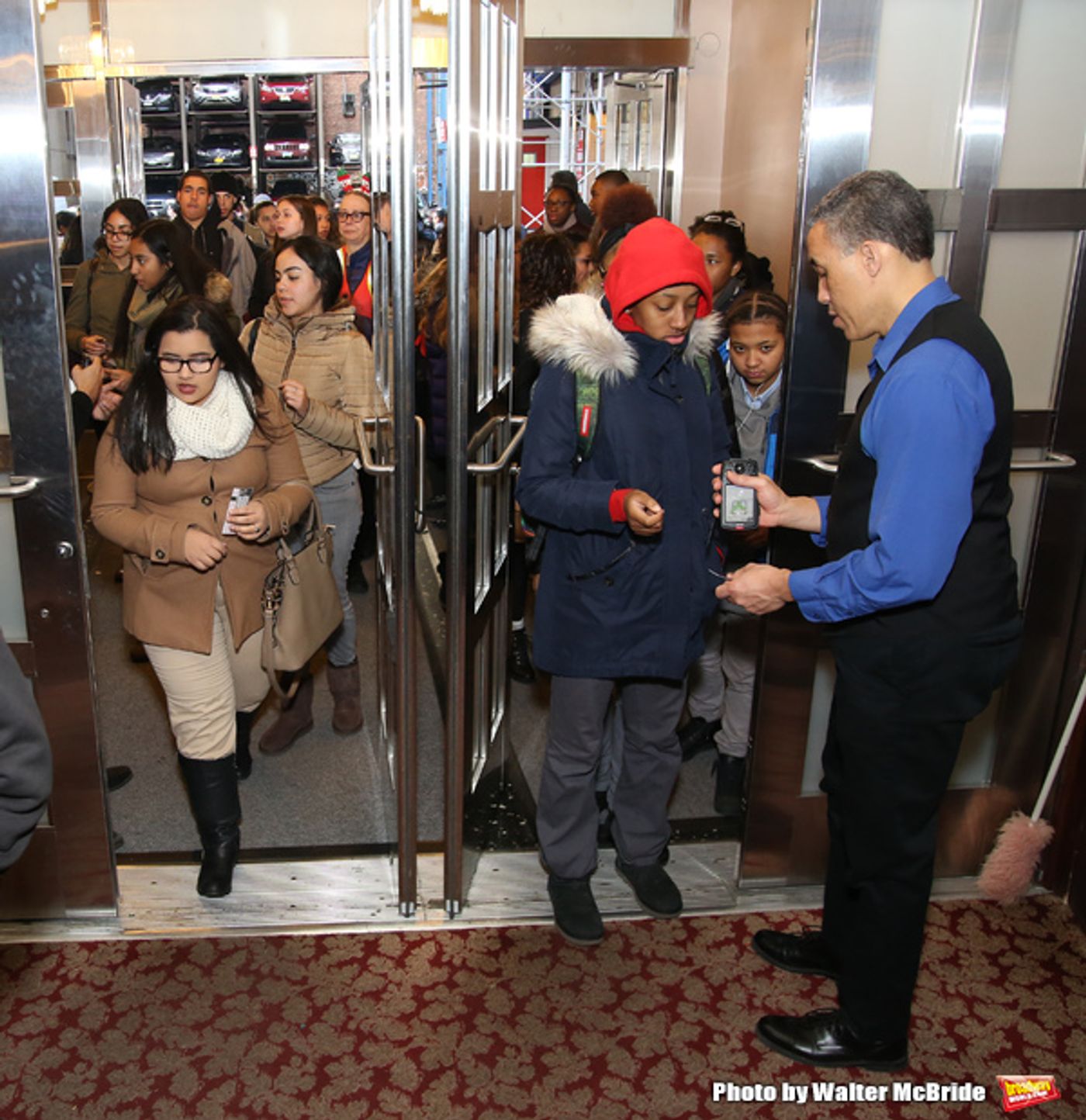 Photo Coverage: NYC Students Get a History Lesson at HAMILTON  Image