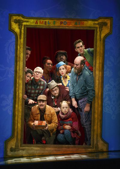The company of â€œAmÃ©lie, A New Musicalâ€ at Center Theatre Group/Ahmanso Photo