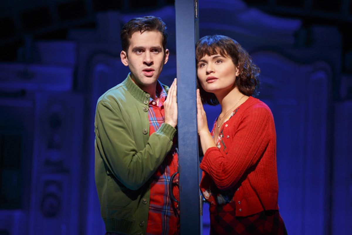 Adam Chanler-Berat and Phillipa Soo at 