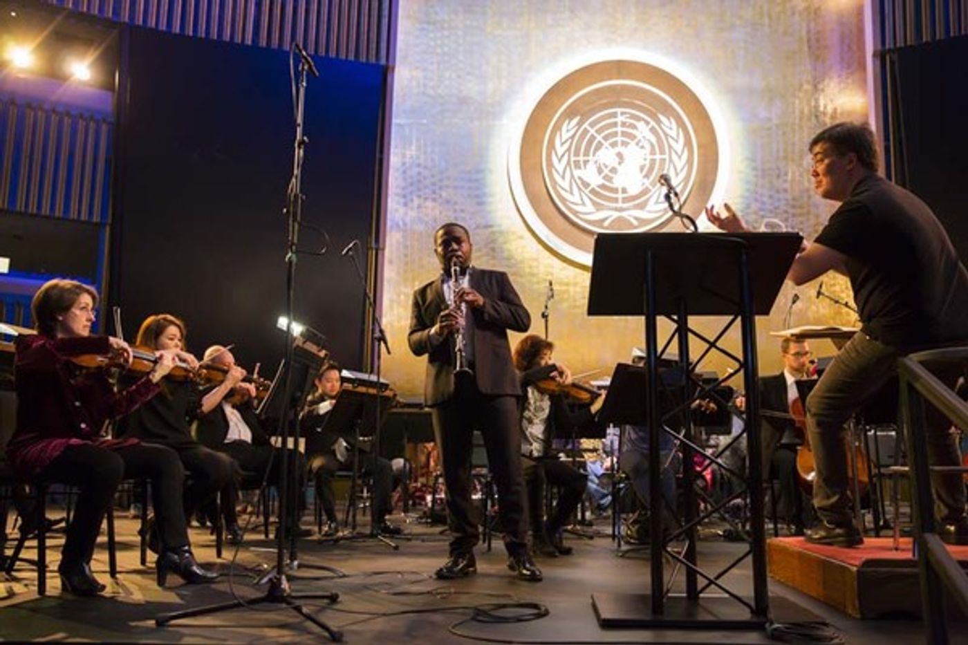 Photo Flash: Alan Gilbert and the New York Philharmonic Perform at United Nations  Image