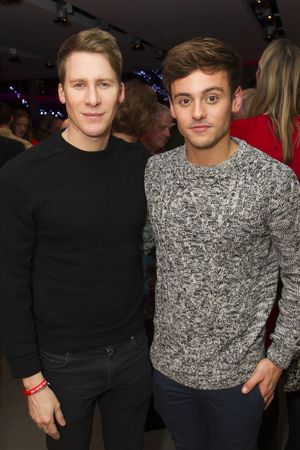 Tom Daley and Dustin Lance Black @ BroadwayWorld Tom Daley and Dustin Lance Black Photo