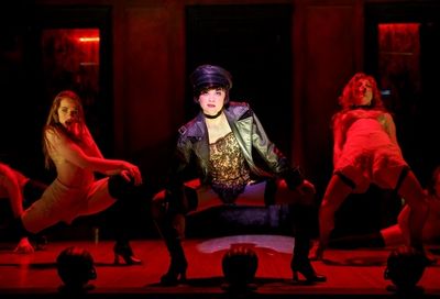 Andrea Goss as Sally Bowles, Randy Harrison as the Emcee and the 2016 National Tourin Photo