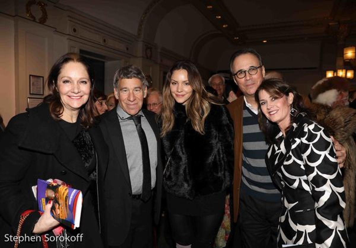 Katerine McPhee, Stephen Schwartz, Peisha McPhee, John Bucchino, Kari Strand at 
