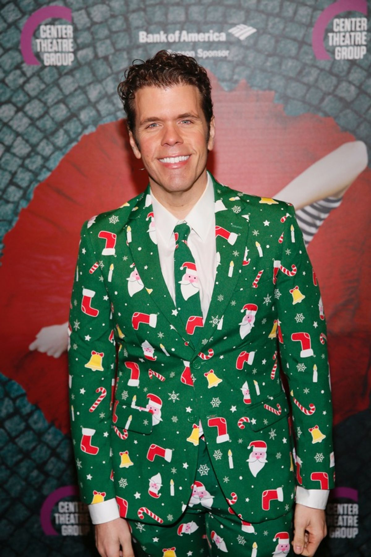 Perez Hilton arrives for the opening night performance of 'AmÃ©lie, A New Musical' at Center Theatre Group/Ahmanson Theatre on Friday, December 16, 2016, in Los Angeles, California. (Photo by Ryan Miller/Capture Imaging) at 