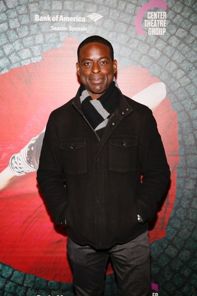 Actor Sterling K. Brown arrives for the opening night performance of "AmÃ©lie, A Ne Photo