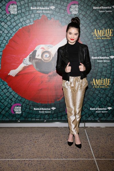 Actor Landry Bender arrives for the opening night performance of "AmÃ©lie, A New Mu Photo