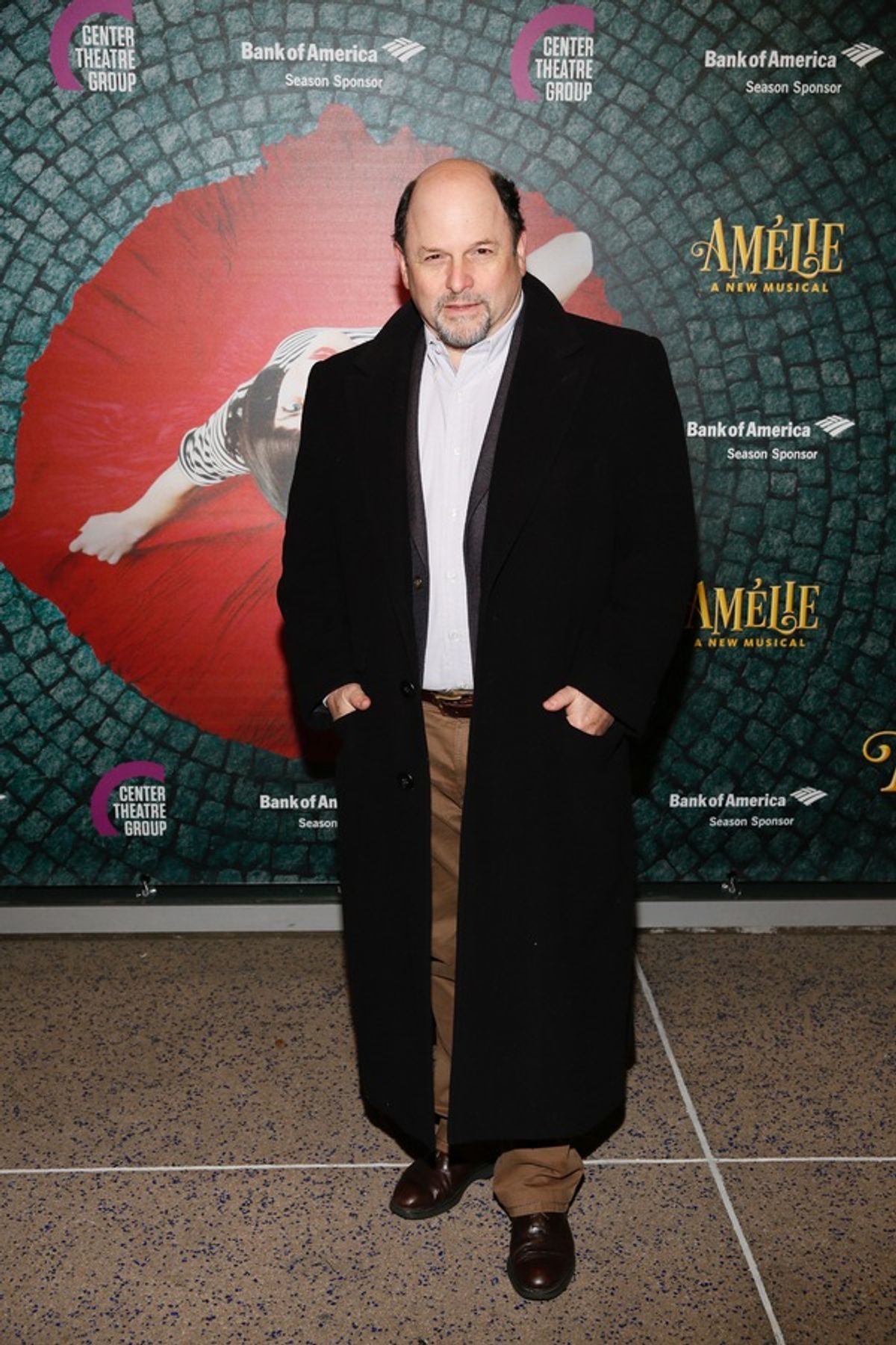 Actor Jason Alexander arrives for the opening night performance of 'AmÃ©lie, A New Musical' at Center Theatre Group/Ahmanson Theatre on Friday, December 16, 2016, in Los Angeles, California. (Photo by Ryan Miller/Capture Imaging) at 