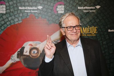 Actor Sam Anderson arrives for the opening night performance of "AmÃ©lie, A New Mus Photo