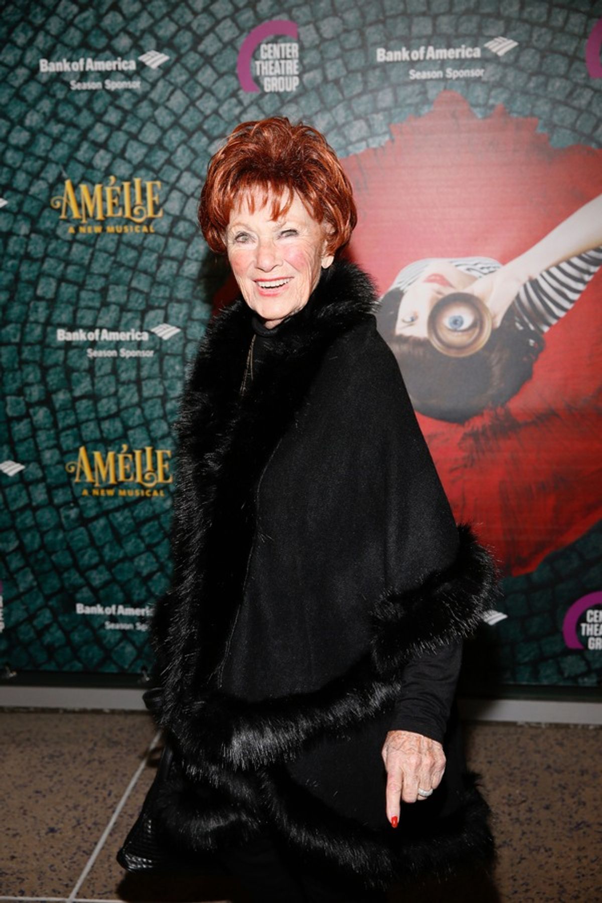 Actor Marion Ross arrives for the opening night performance of 'AmÃ©lie, A New Musical' at Center Theatre Group/Ahmanson Theatre on Friday, December 16, 2016, in Los Angeles, California. (Photo by Ryan Miller/Capture Imaging) at 