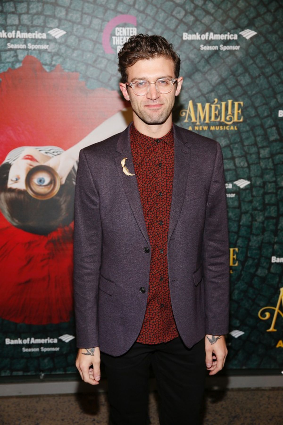Choreographer Sam Pinkleton arrives for the opening night performance of 'AmÃ©lie, A New Musical' at Center Theatre Group/Ahmanson Theatre on Friday, December 16, 2016, in Los Angeles, California. (Photo by Ryan Miller/Capture Imaging) at 