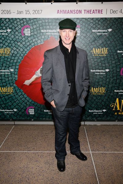 Actor Hugo Armstrong arrives for the opening night performance of "AmÃ©lie, A New M Photo