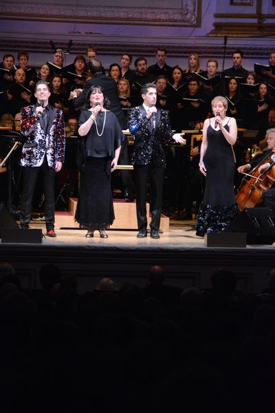 Will Nunziata, Ann Hampton Callaway,  Anthony Nunziata and Liz Callaway Photo