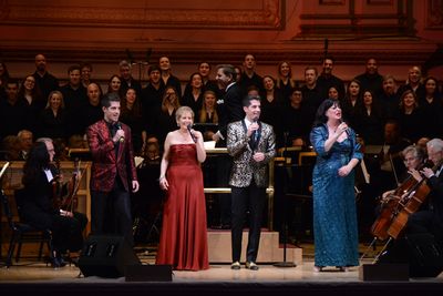 Will Nunziata, Liz Callaway, Anthony Nunziata and Ann Hampton Callaway Photo