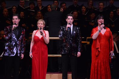 Will Nunziata, Liz Callaway, Anthony Nunziata and Ann Hampton Callaway Photo