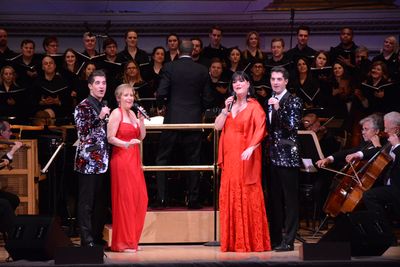 Will Nunziata, Liz Callaway, Anthony Nunziata and Ann Hampton Callaway Photo