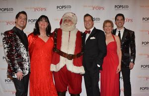 Will Nunziata, Ann Hampton Callaway, Santa Claus, Steven Reineke, Liz Callaway and Anthony Nunziata @ BroadwayWorld Will Nunziata, Ann Hampton Callaway, Santa Claus, Steven Reineke, Liz Callaway and An Photo