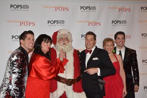 Will Nunziata, Ann Hampton Callaway, Santa Claus, Steven Reineke, Liz Callaway and Anthony Nunziata @ BroadwayWorld Will Nunziata, Ann Hampton Callaway, Santa Claus, Steven Reineke, Liz Callaway and An Photo