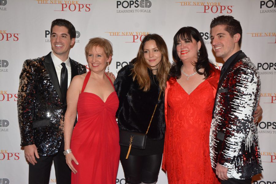 Photo Coverage: The Cast of The New York Pops Christmas Concert Celebrate Image
