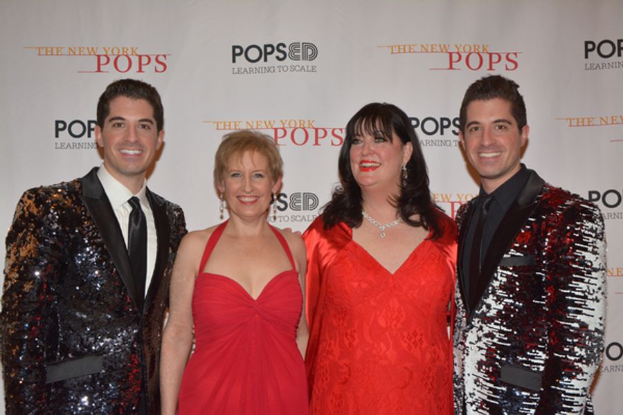 Photo Coverage: The Cast of The New York Pops Christmas Concert Celebrate Image