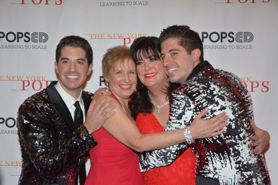 Photo Coverage: The Cast of The New York Pops Christmas Concert Celebrate Image