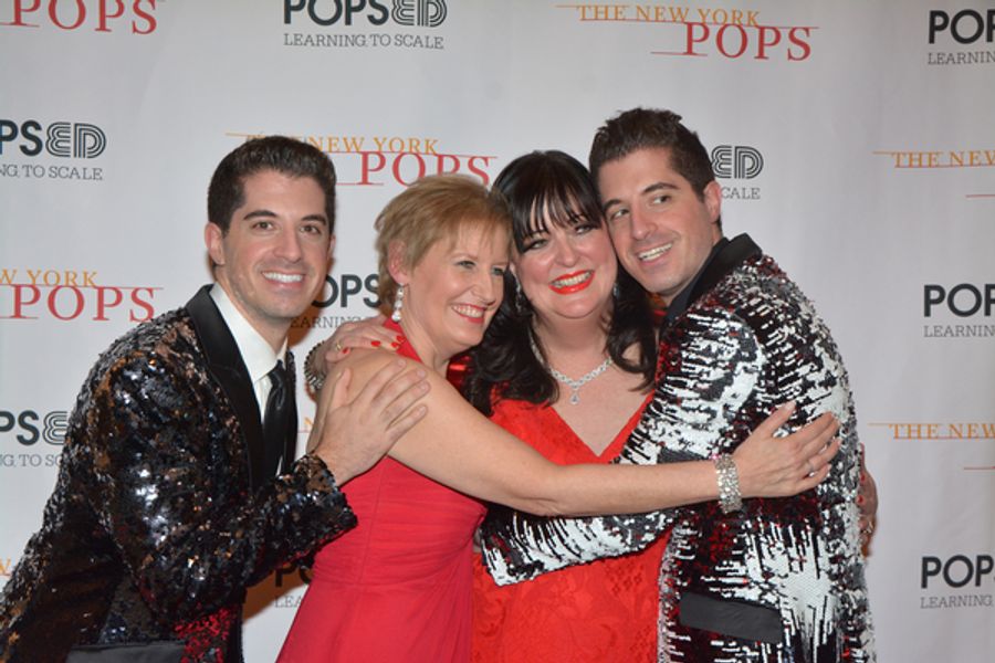 Photo Coverage: The Cast of The New York Pops Christmas Concert Celebrate Image