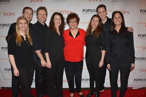 Judith Clurman with members of Essential Voices USA-Ali Roselle, Jon Roselle, Chandra Revier, Joey Revier, Scot Cahoon and Mariela Olivio @ BroadwayWorld Judith Clurman with members of Essential Voices USA-Ali Roselle, Jon Roselle, Chandra Photo