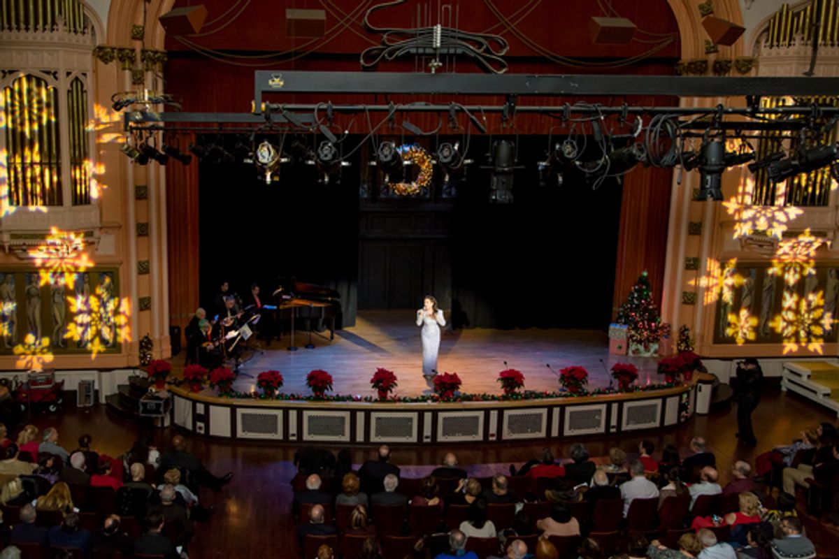 Cristina Fontanelii at Cristina Fontanelli Performs 13th Annual 'Christmas in Italy' at The Landmark Theater