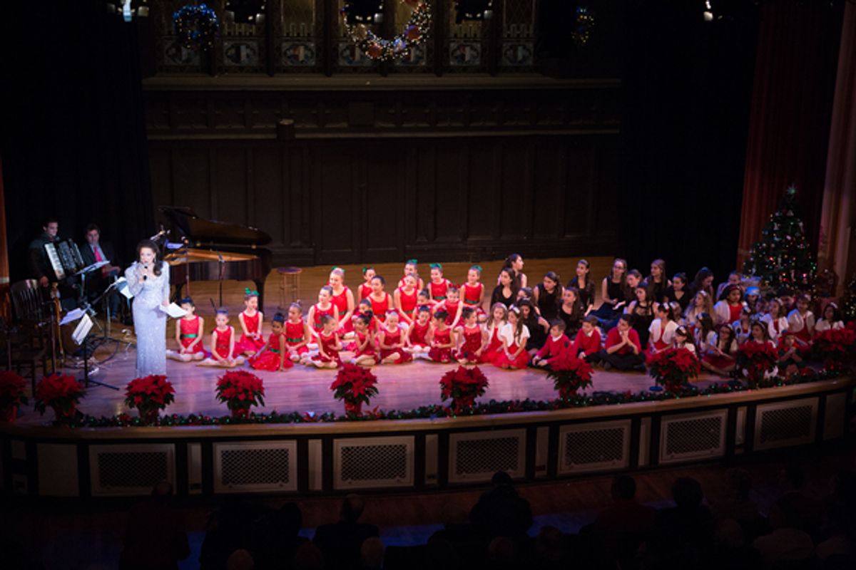 Cristina Fontanelii at Cristina Fontanelli Performs 13th Annual 'Christmas in Italy' at The Landmark Theater