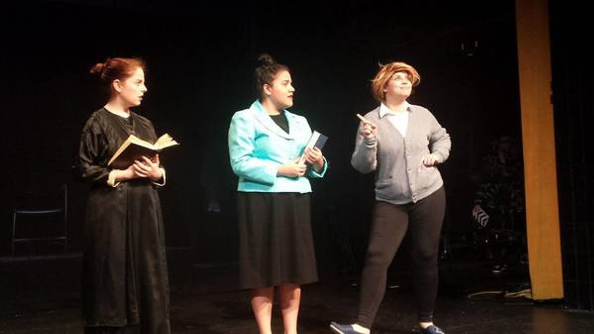 Brianna L'cuyer, Dalimar Irizarry, and Samantha Paquette at 