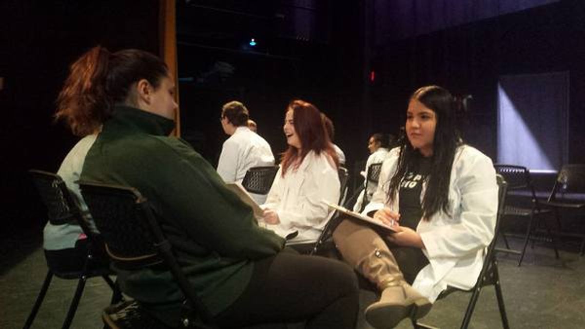 Angelina Meccariello and Dalimar Irizarry at 