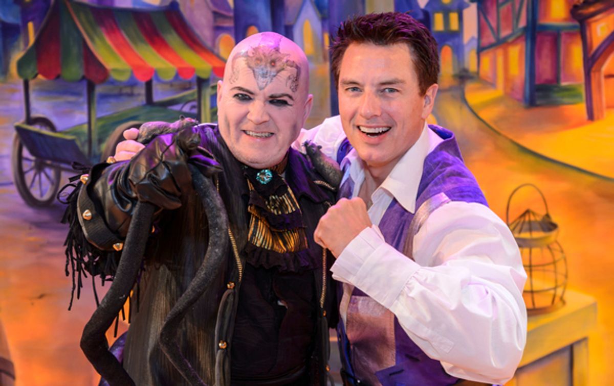 Steve McFadden and John Barrowman at 