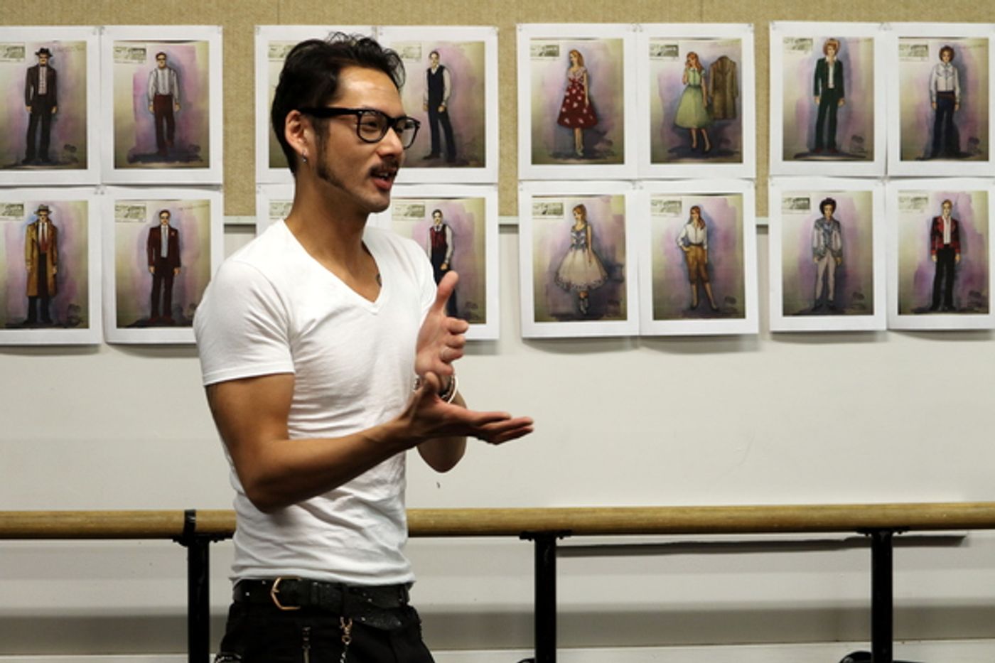 Photo Flash: Inside Rehearsal for Kristian Bush's New Musical TROUBADOUR at Alliance Theatre  Image