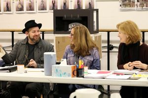 Kristian Bush, Playwright Janece Shaffer, and Susan V. Booth @ BroadwayWorld Kristian Bush, Playwright Janece Shaffer, and Susan V. Booth Photo
