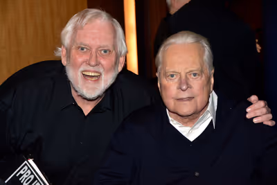 Jim Brochu and Robert Osborne Photo