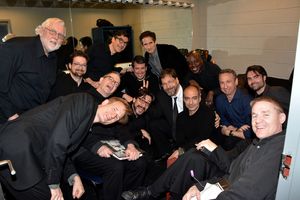 David Staller with Ethan Litwin, Seth Rudetsky, L. Steven Taylor, Nick Corley, Willia Photo