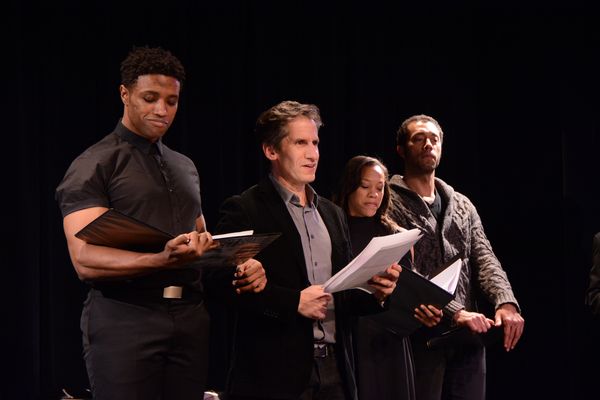 L. Steven Taylor, Seth Rudetsky, Nikki M. James and William Demeritt Photo