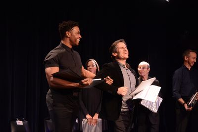 L. Steven Taylor and Seth Rudetsky Photo