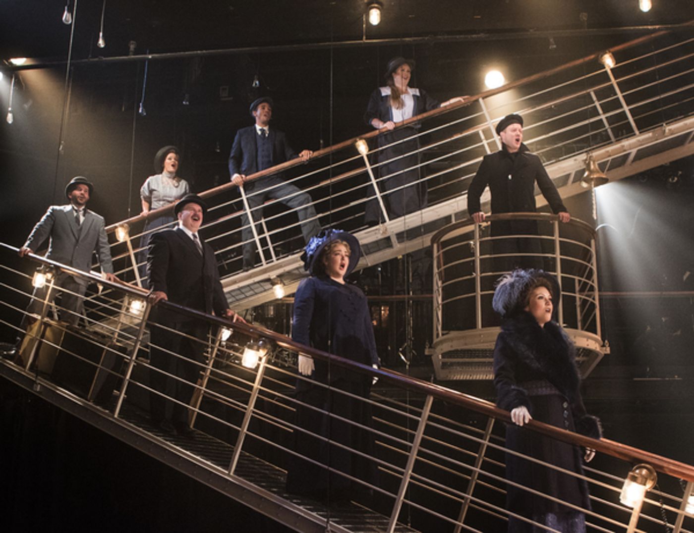Photo Flash: All Aboard! First Look at Signature Theatre's 360-Degree Staging of TITANIC  Image