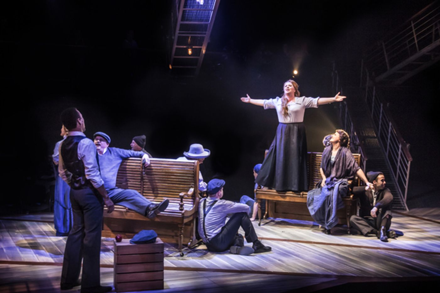 Photo Flash: All Aboard! First Look at Signature Theatre's 360-Degree Staging of TITANIC  Image