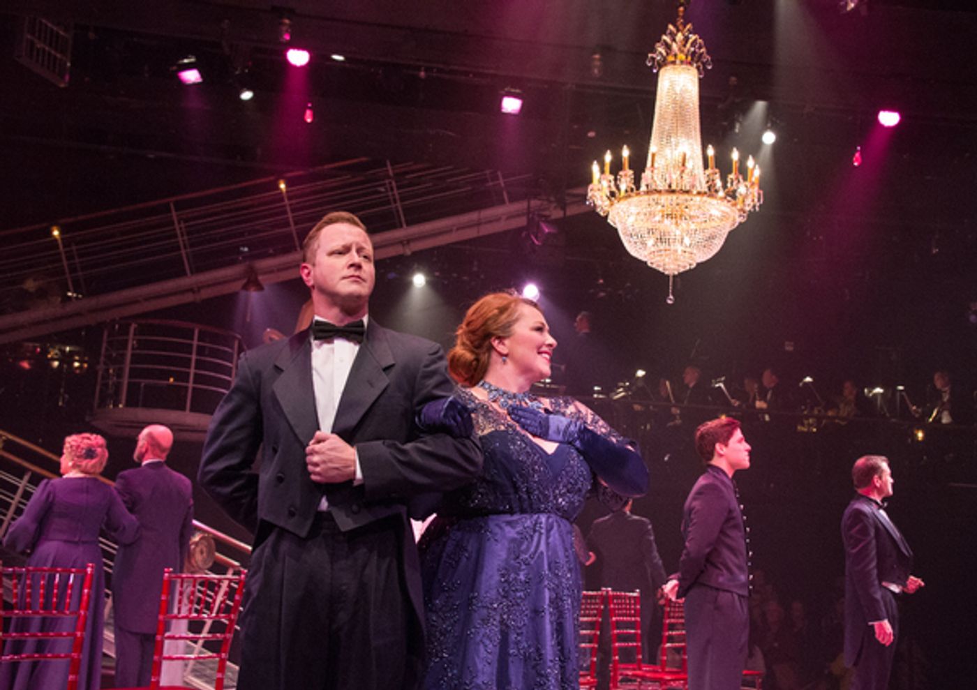 Photo Flash: All Aboard! First Look at Signature Theatre's 360-Degree Staging of TITANIC  Image